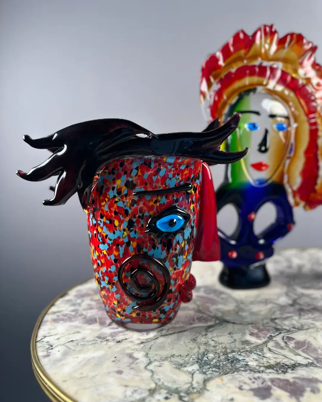 Murano Picasso Koleksiyonu Büyük Boy Vazo